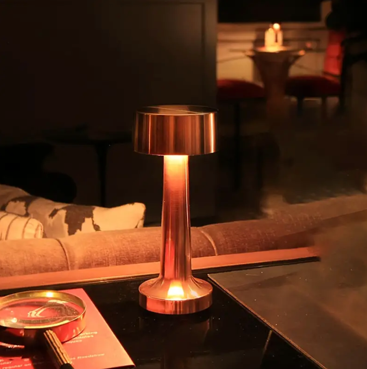 Cordless Dimmable LED Rechargeable Table Lamp