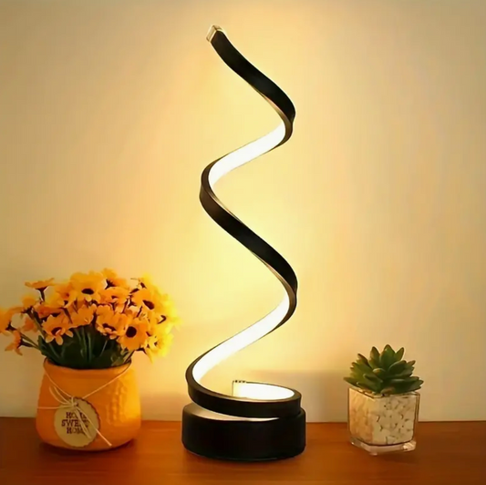 Spiral table lamp